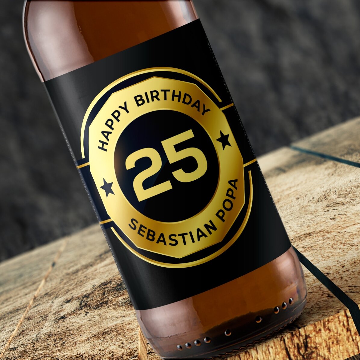 Bier met gepersonaliseerde tekst - Birthday Beer