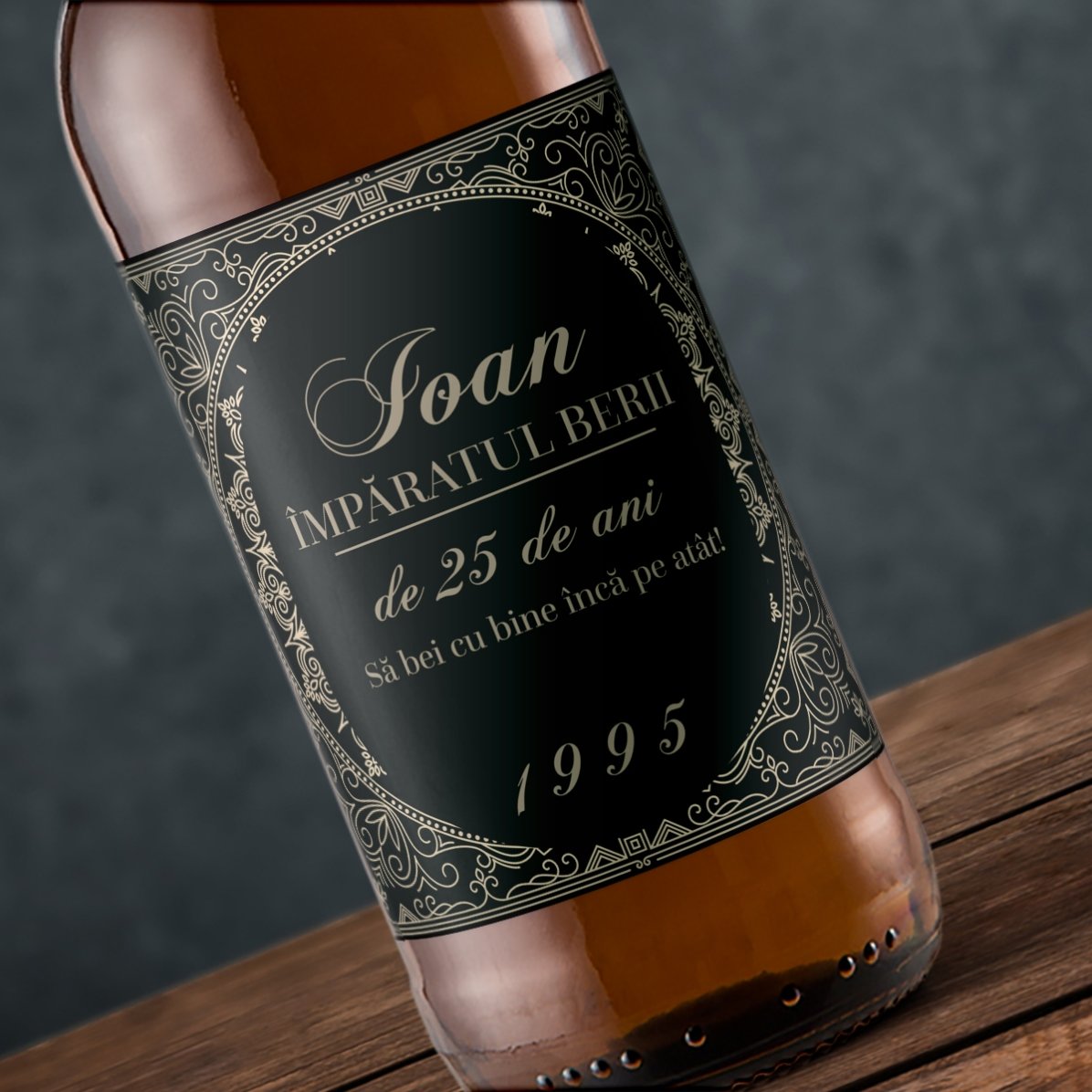 Bier met gepersonaliseerde tekst - De keizer van het bier