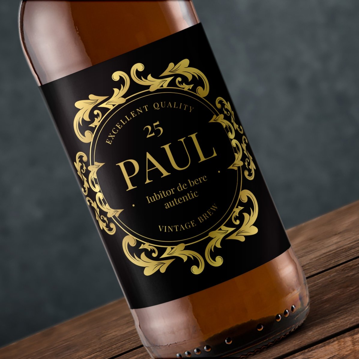 Bier met gepersonaliseerde tekst - Bierliefhebber