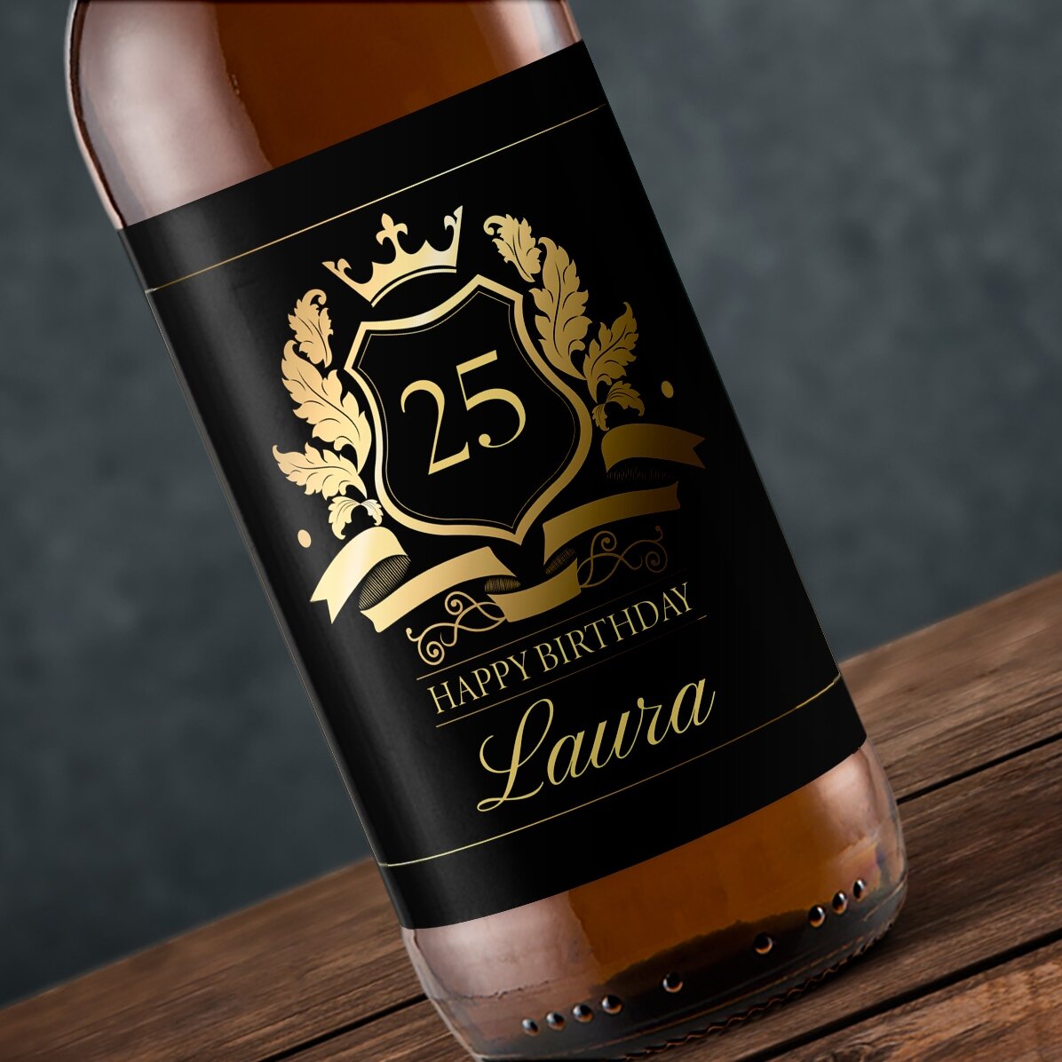 Bier met gepersonaliseerde tekst - Royalty