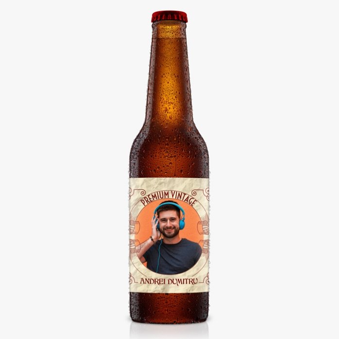 Gepersonaliseerd bier - Premium vintage
