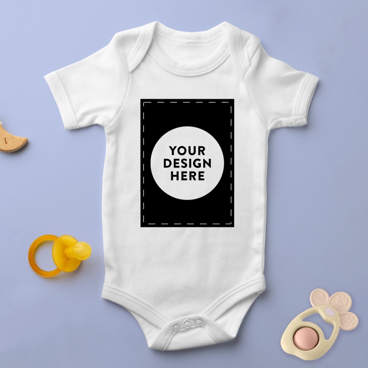 Gepersonaliseerd kinderbody met jouw portretafbeelding