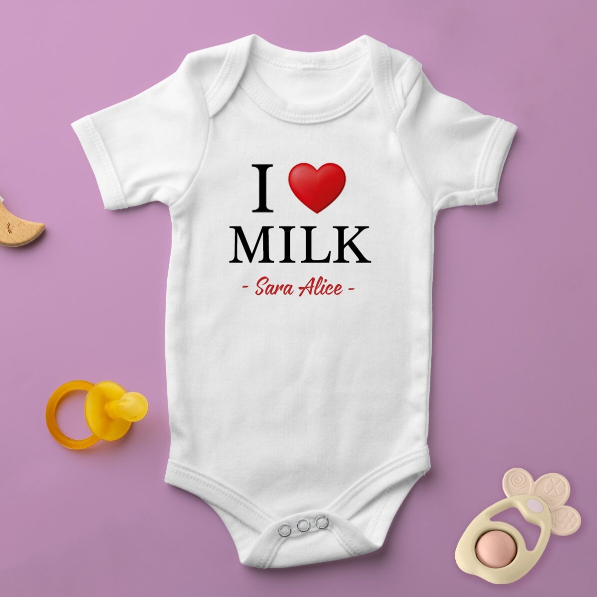 Gepersonaliseerd kinderpakje met tekst - i love