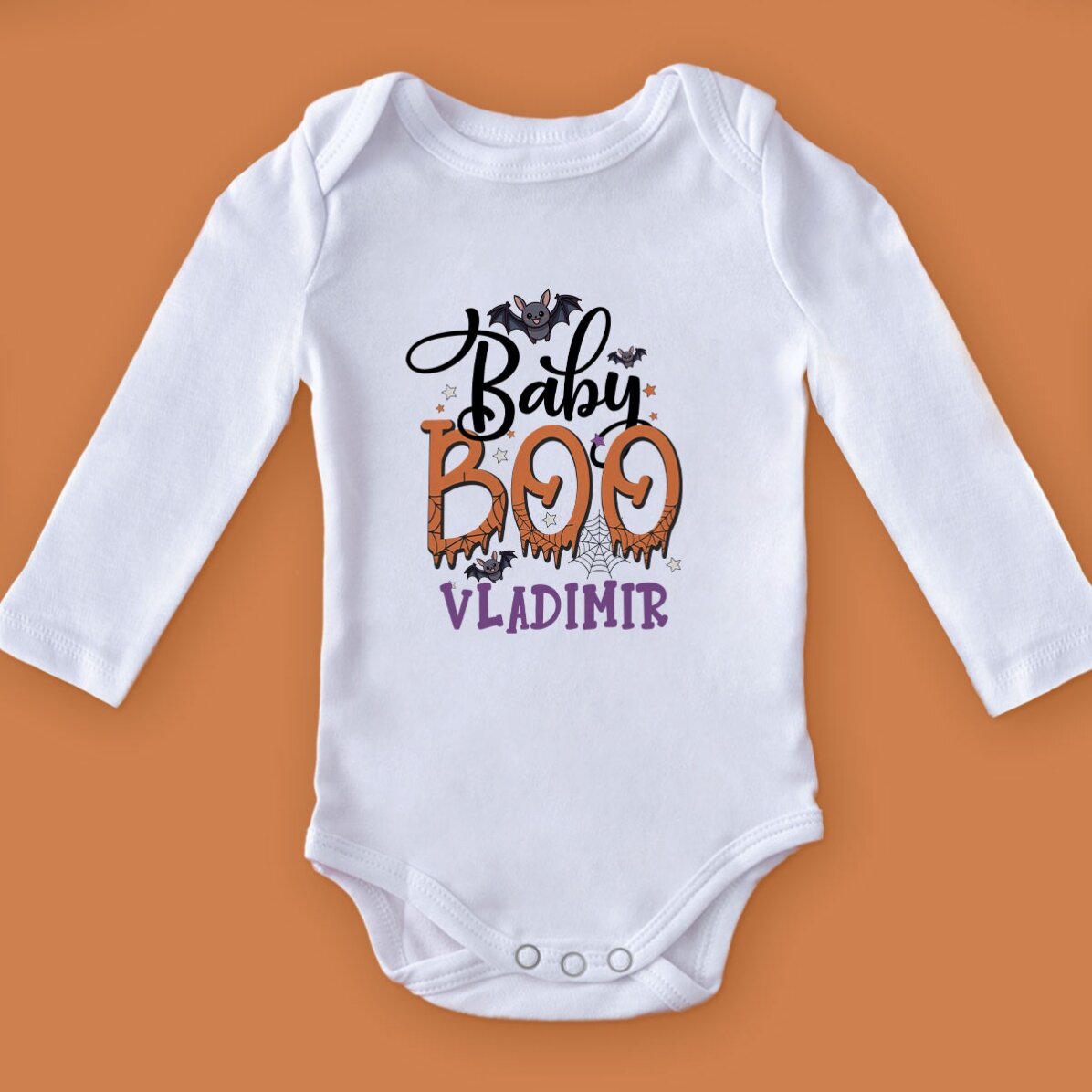 Body voor kinderen, gepersonaliseerd met naam - Baby Boo