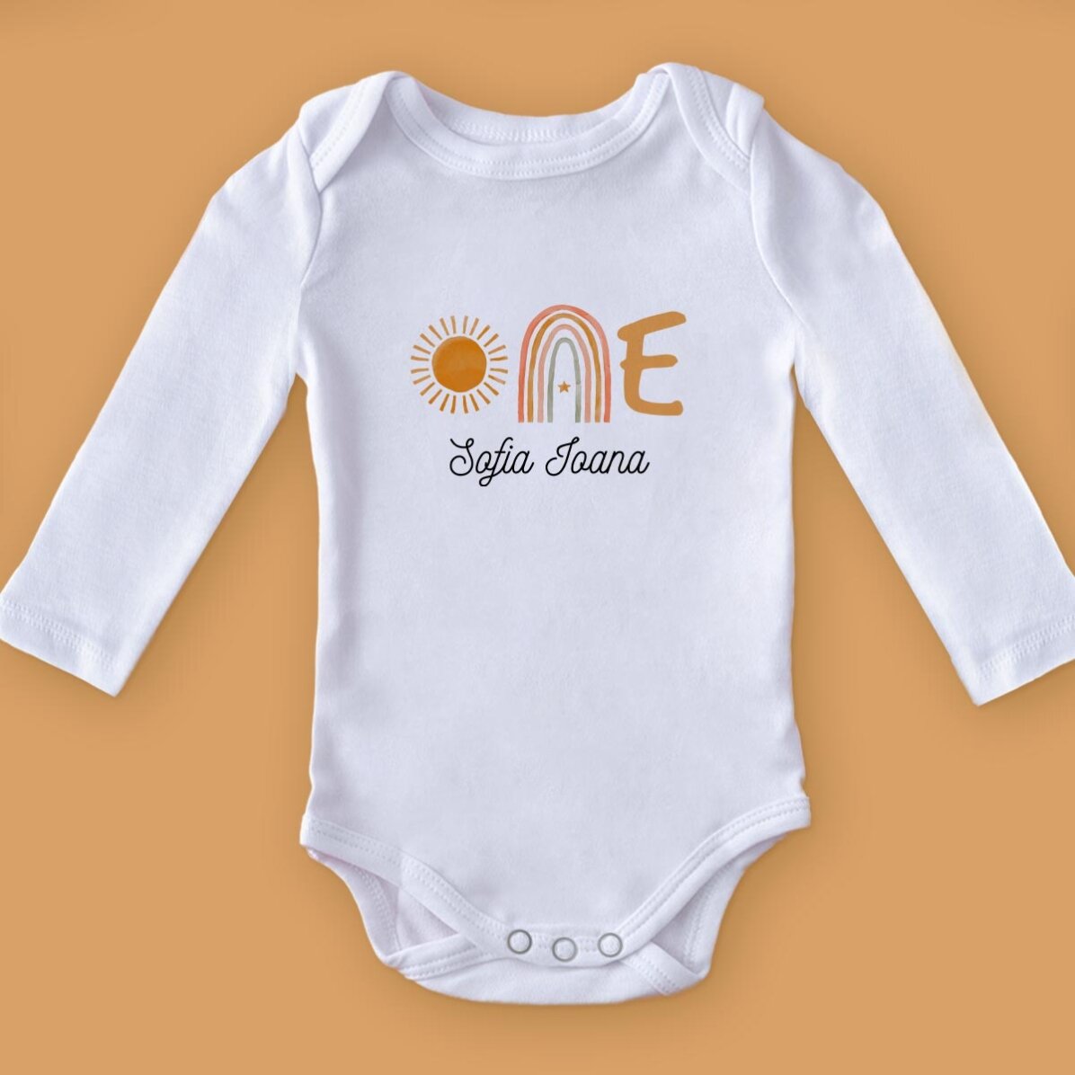 Body voor kinderen, gepersonaliseerd met naam - ONE