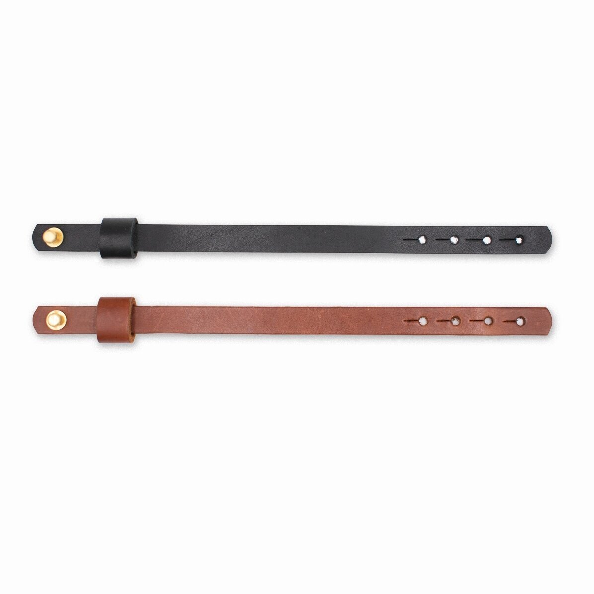 Leren armband met naam en datum - Hartje