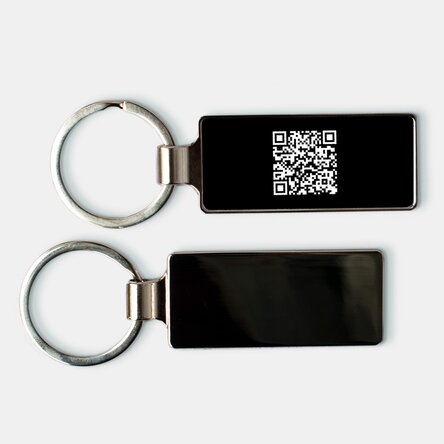 Gepersonaliseerde sleutelhanger met QR-code - Contact toevoegen