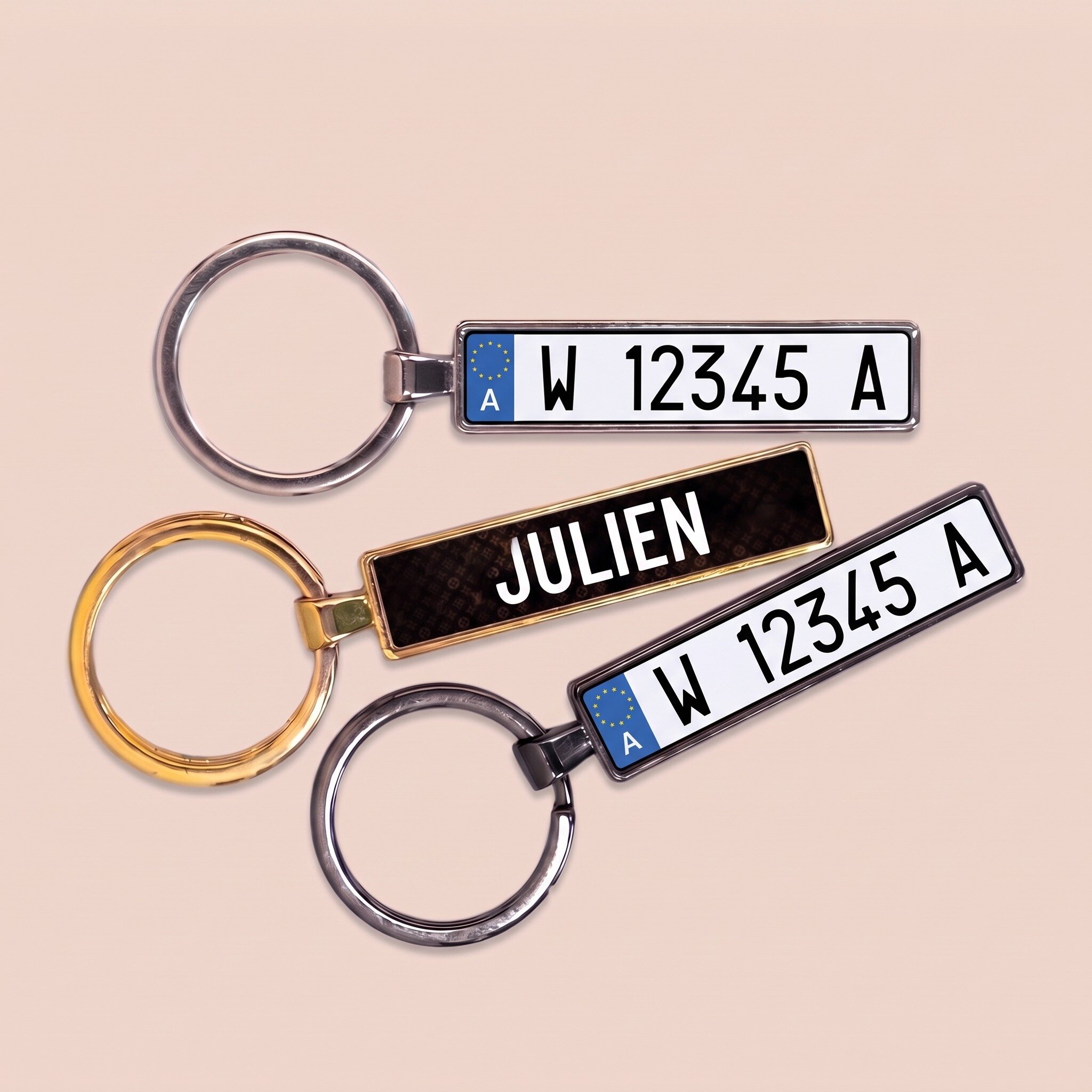 Gepersonaliseerde sleutelhanger met Oostenrijks kenteken