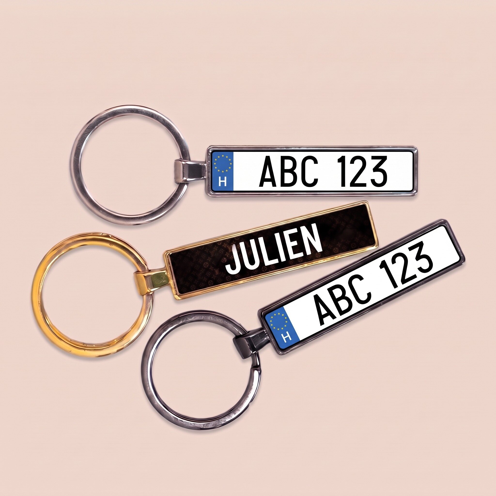 Gepersonaliseerde sleutelhanger met Hongaars kenteken