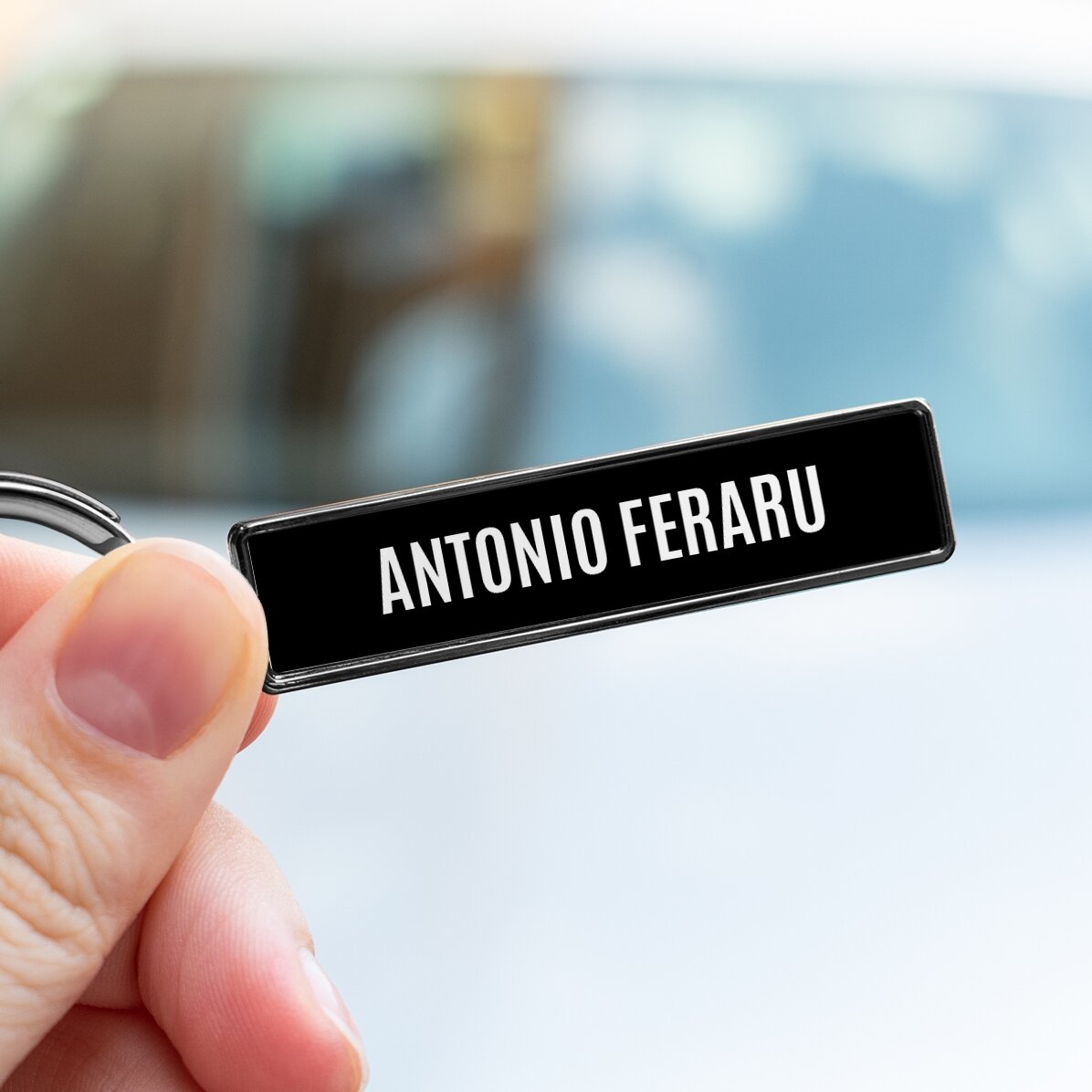 Gepersonaliseerde sleutelhanger met jouw naam