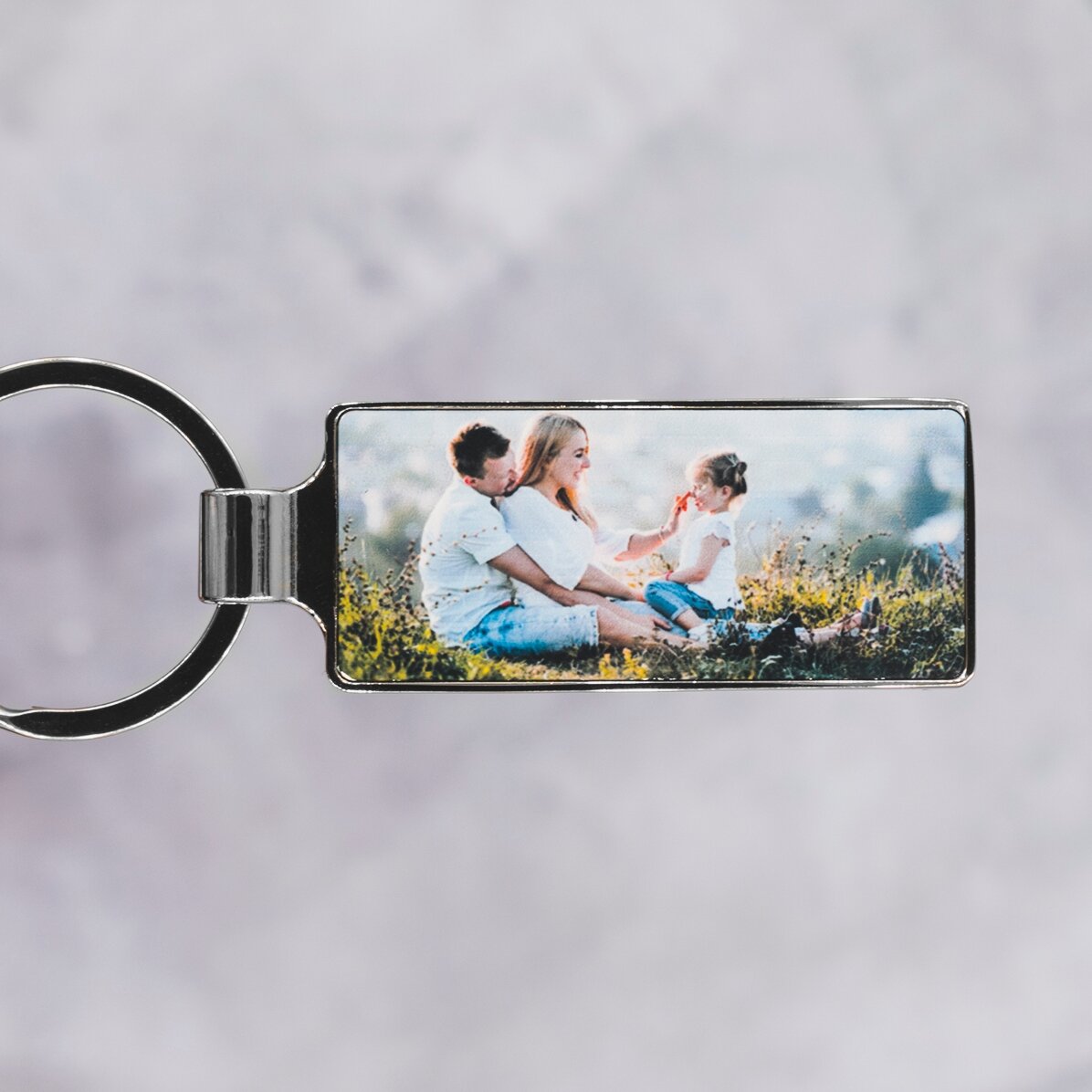 Gepersonaliseerde sleutelhanger met een foto