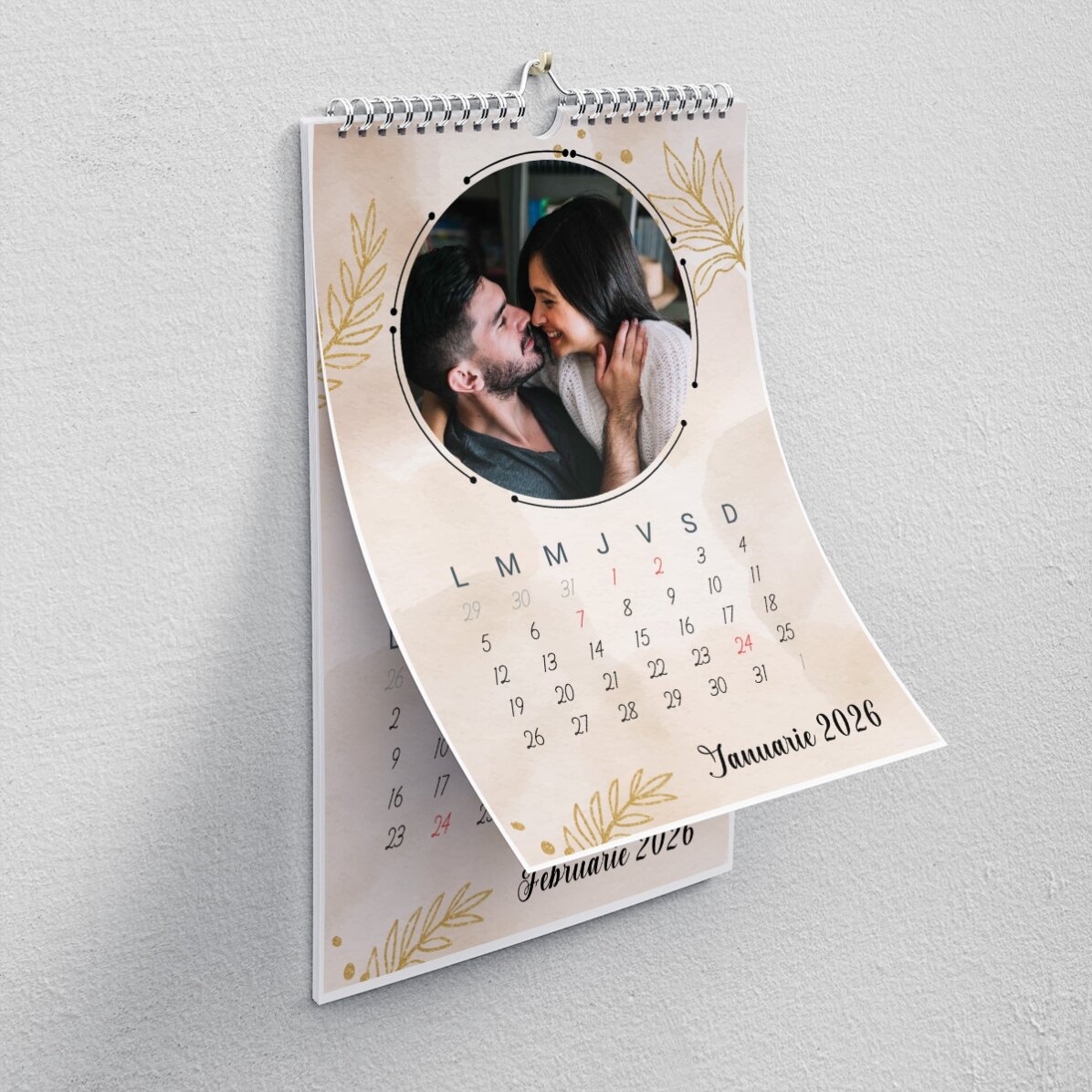 Gepersonaliseerde kalender met foto