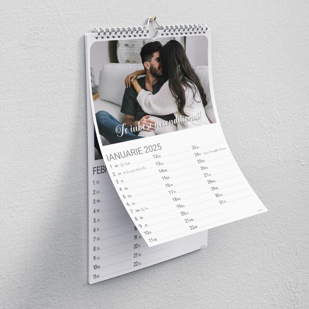 Gepersonaliseerde kalender met foto