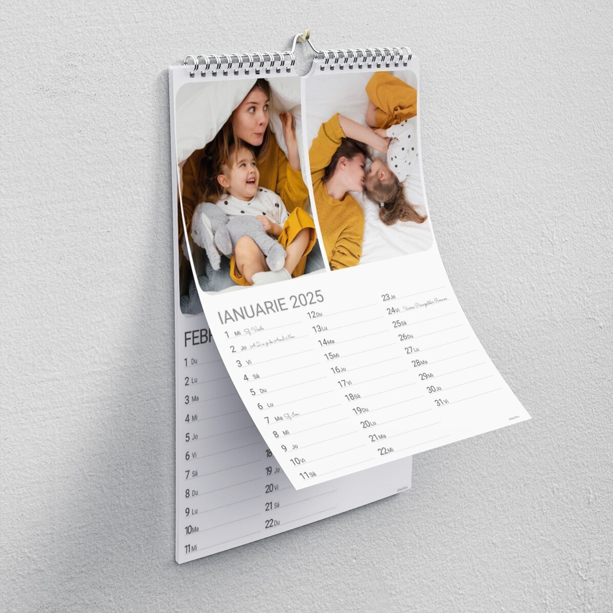 Gepersonaliseerde kalender met foto