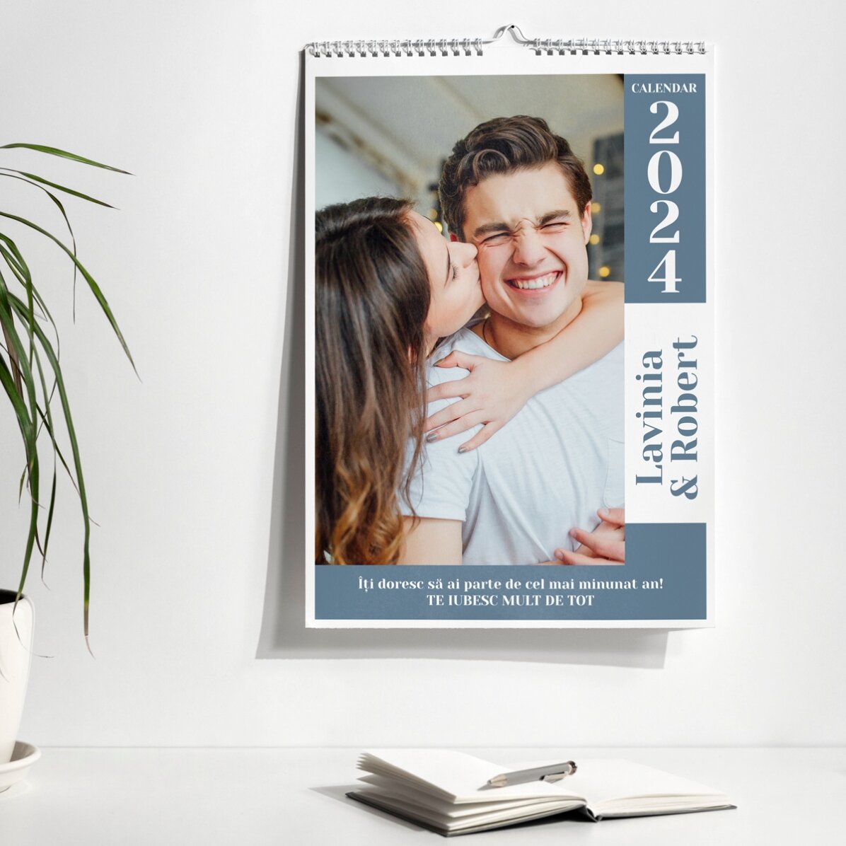 Gepersonaliseerde kalender met foto