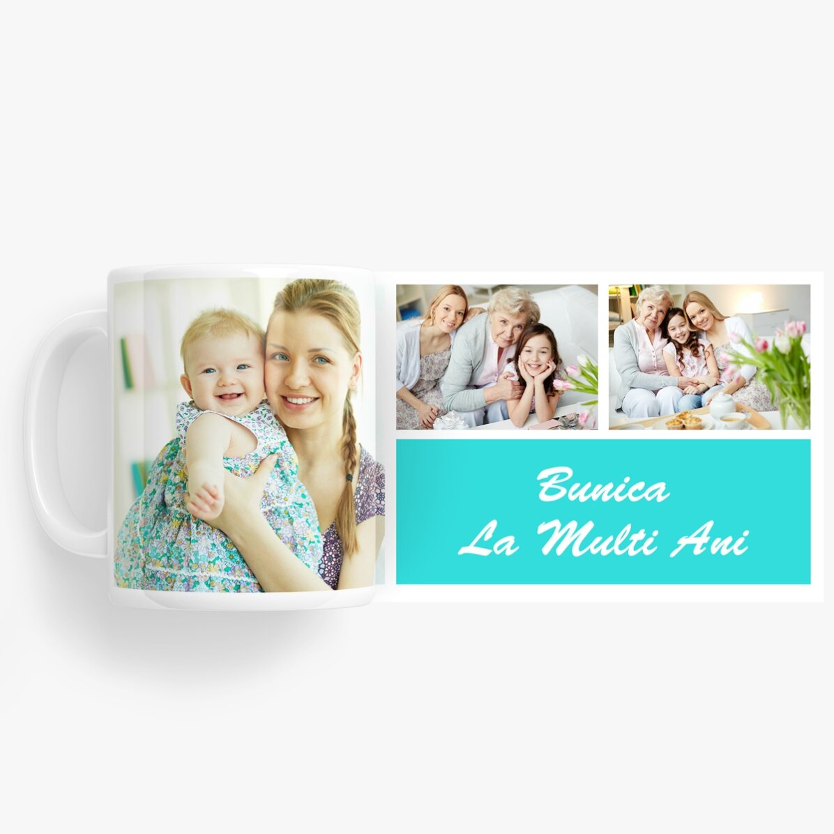 Gepersonaliseerde mok met 3 foto