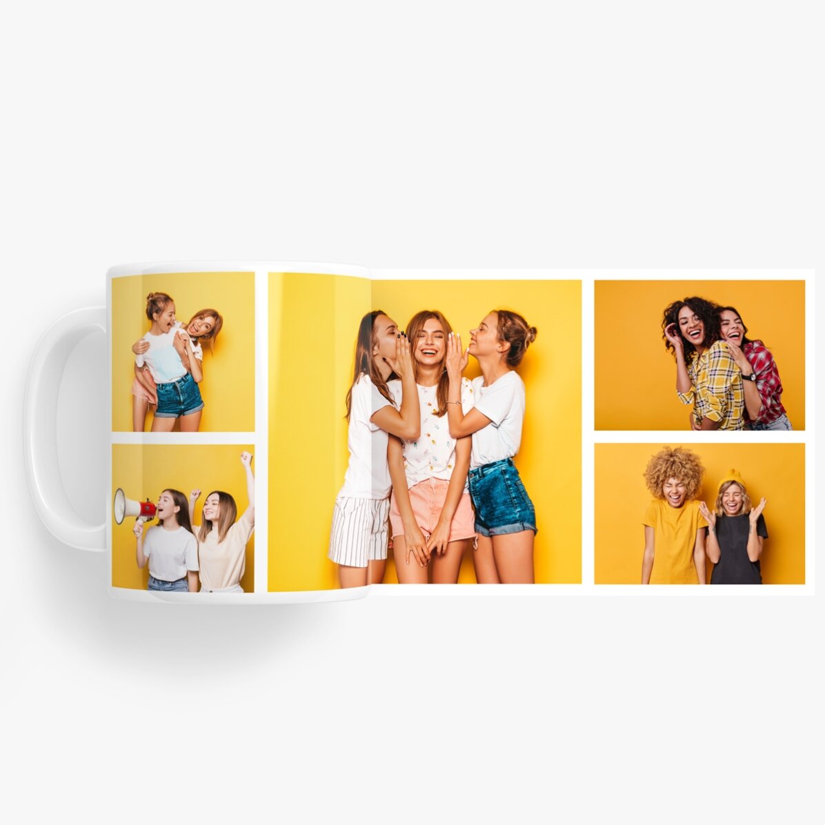 Gepersonaliseerde beker met 5 foto