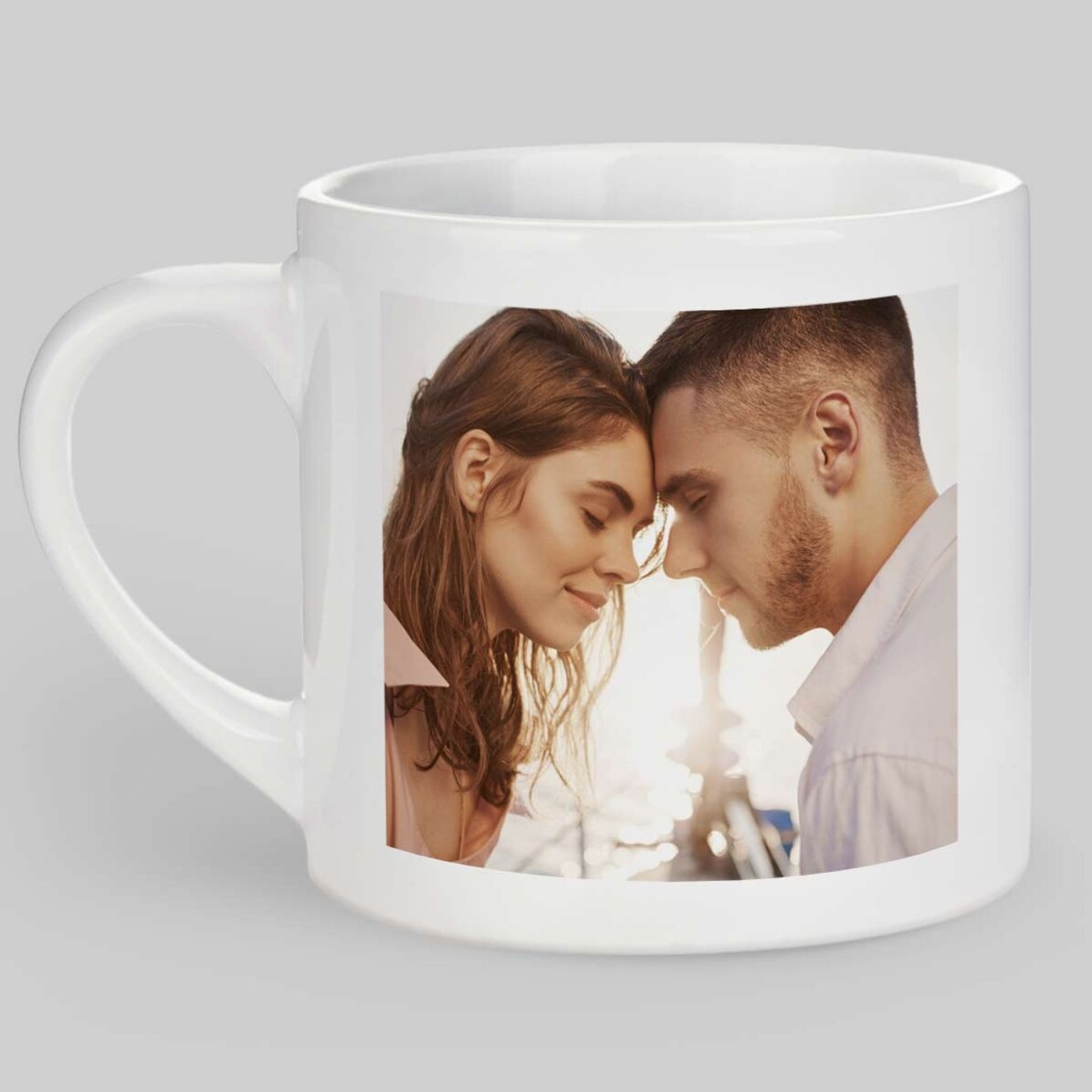 Gepersonaliseerd espressokopje met 2 foto