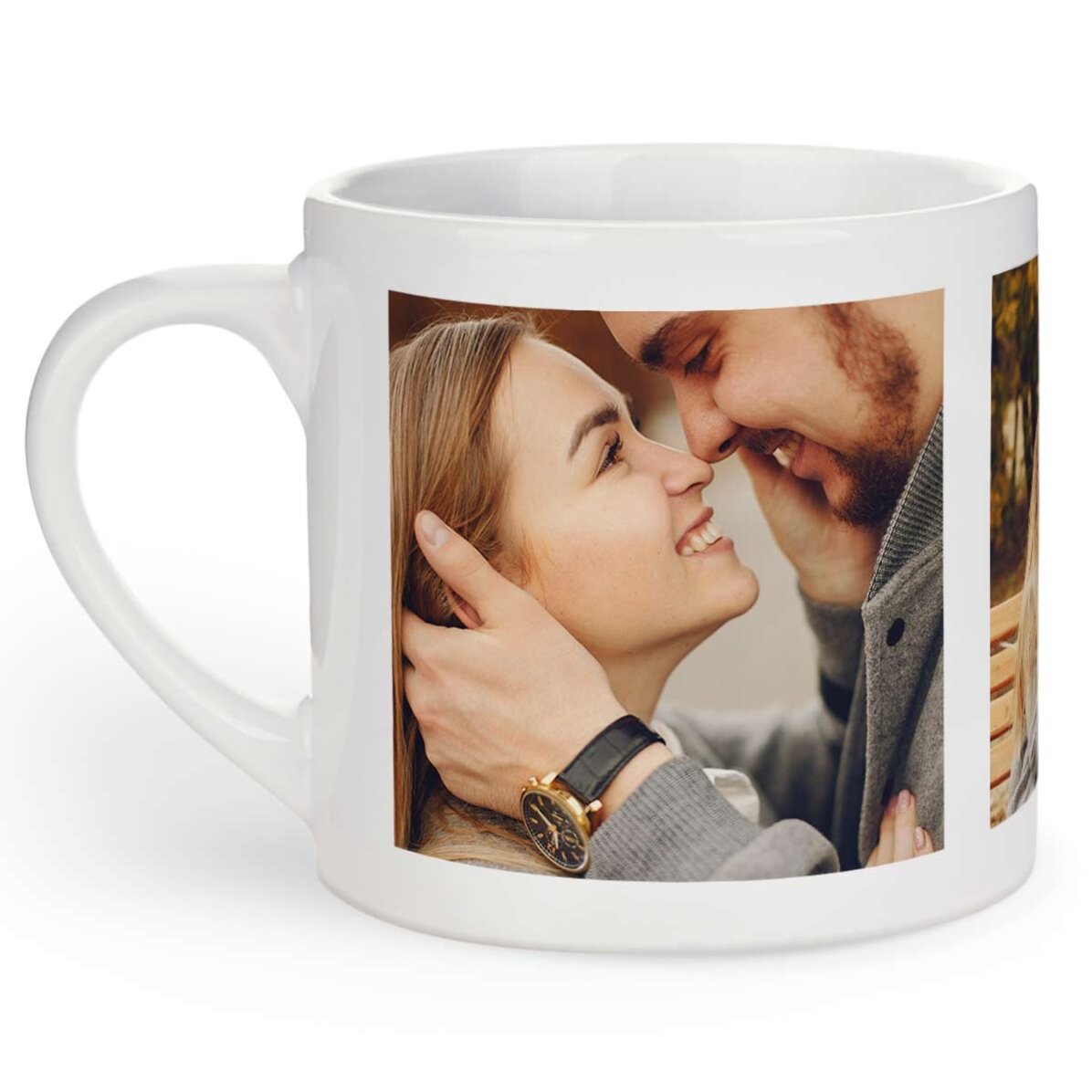 Gepersonaliseerd espressokopje met 3 foto