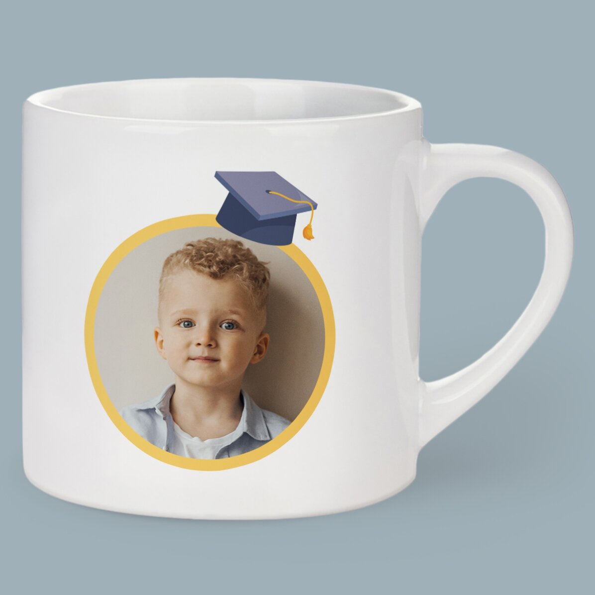 Gepersonaliseerde mok met boodschap voor kinderen - Afstuderen