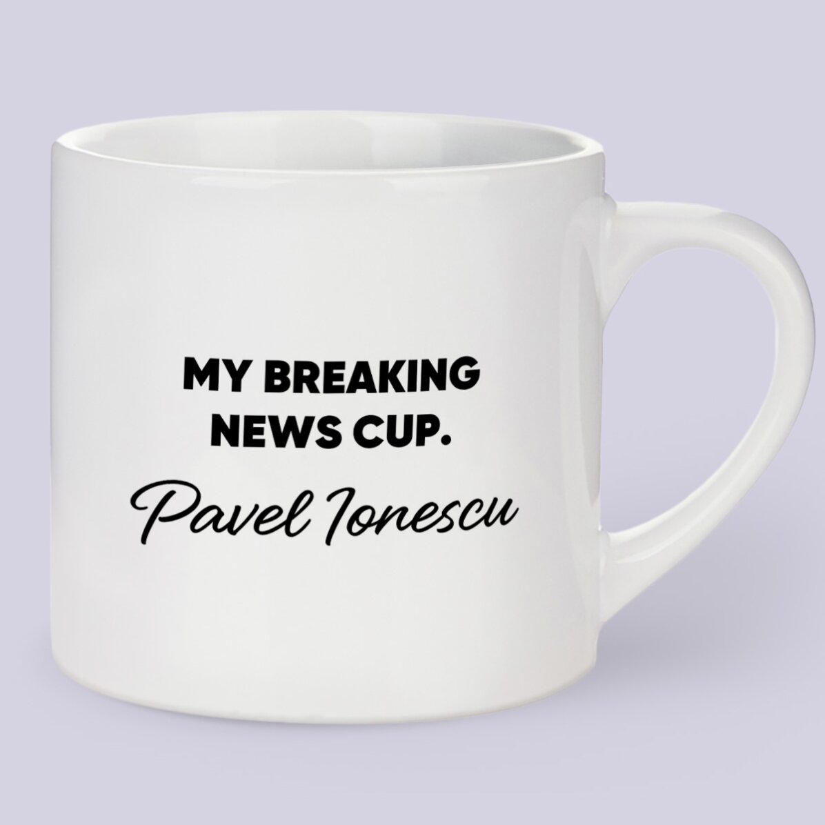 Gepersonaliseerde espressokop met tekst - Journalist