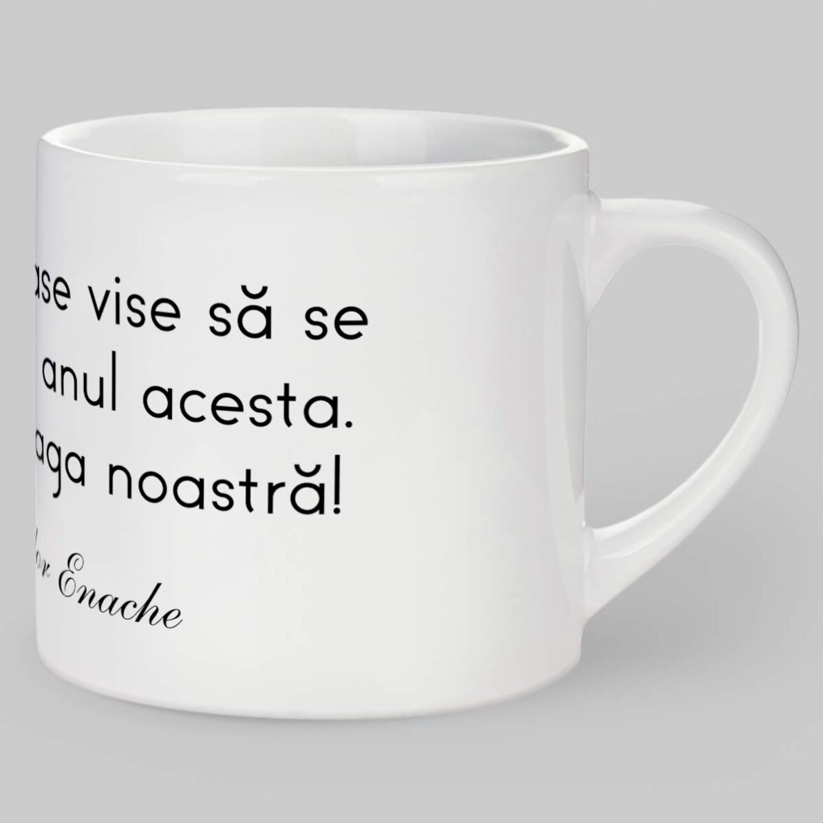 Gepersonaliseerd espressokopje met tekst - Een boodschap voor je dierbaren