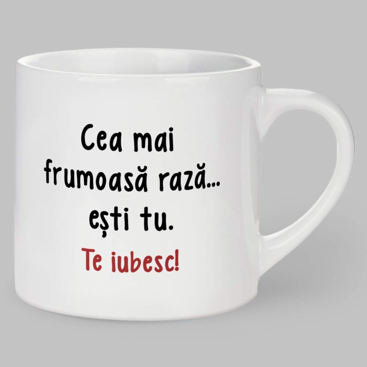 Gepersonaliseerde espressokop met tekst - Sunshine