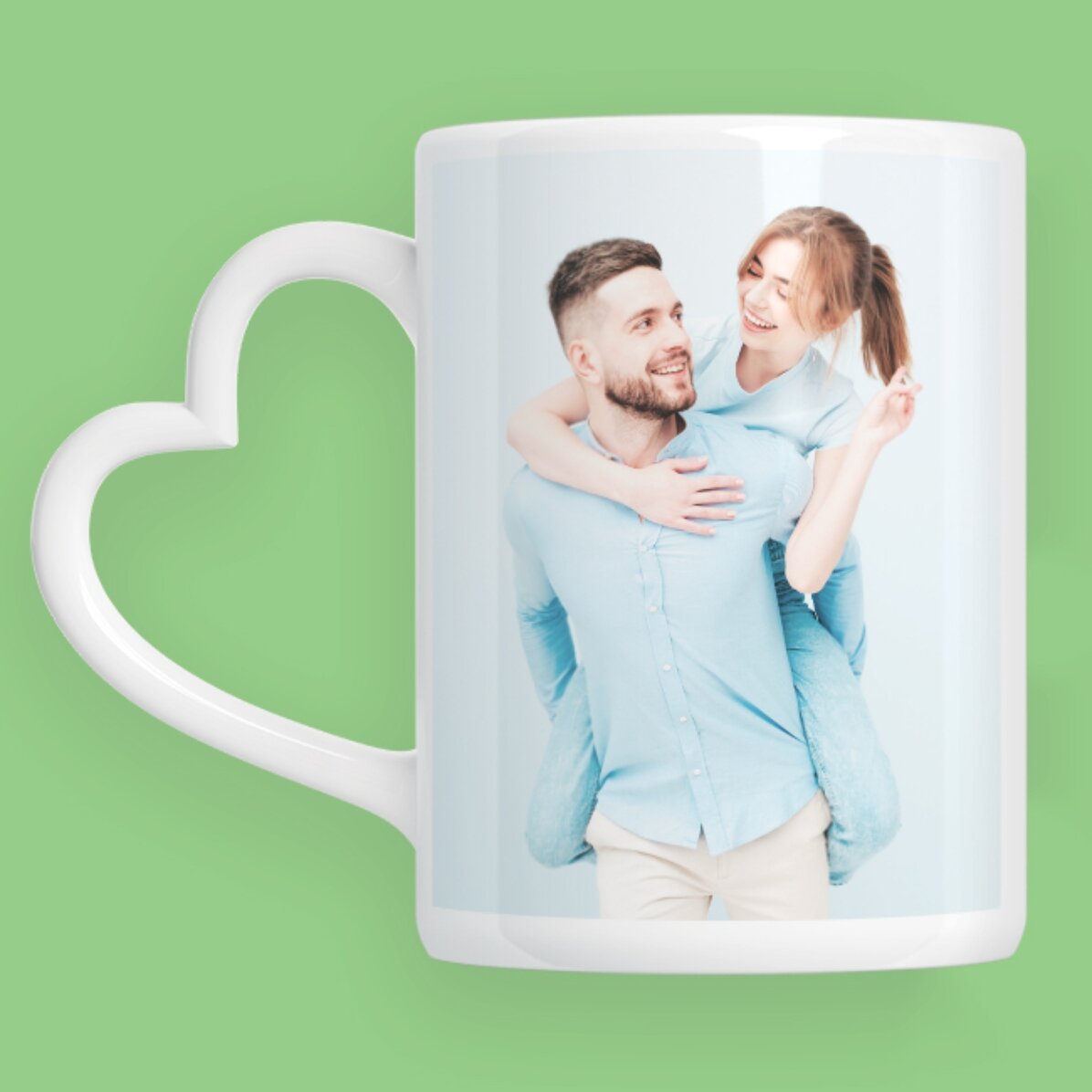 Gepersonaliseerde mok met 2 foto