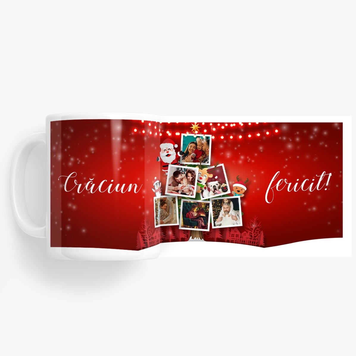 Gepersonaliseerde mok met 5 foto
