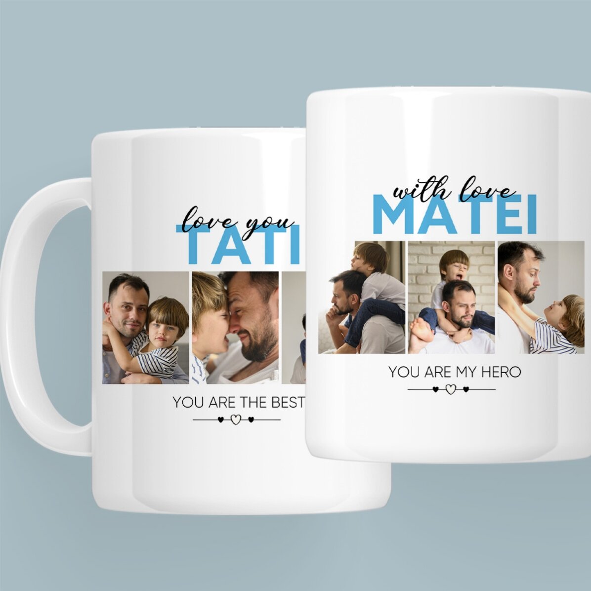 Gepersonaliseerde mok met 6 foto