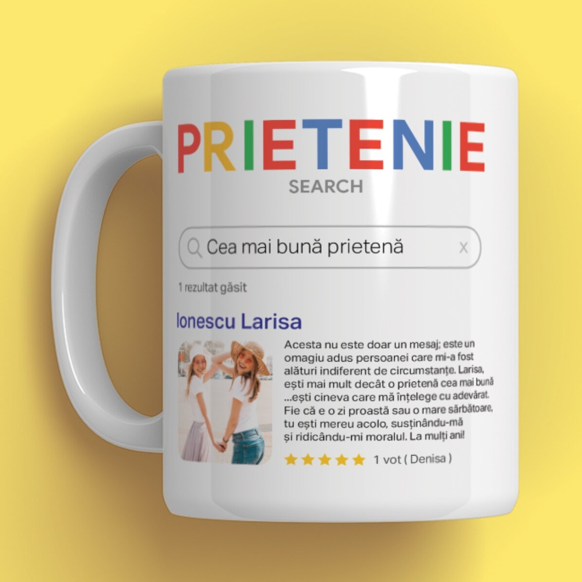 Gepersonaliseerde mok met 9 foto