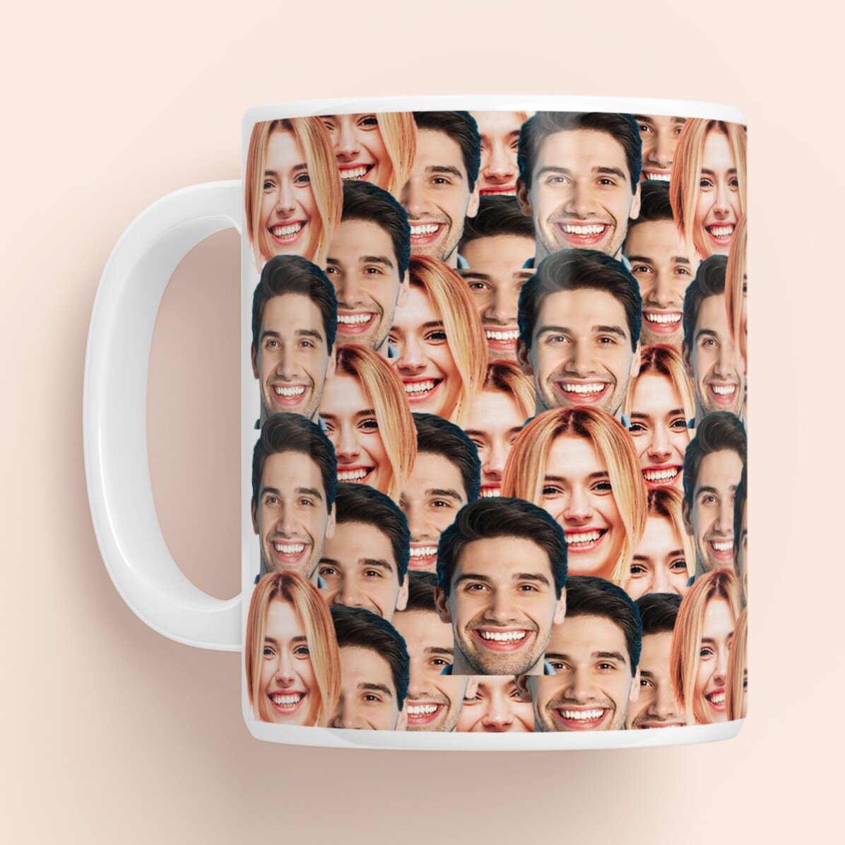 Personalised mug with collage of 2 photos