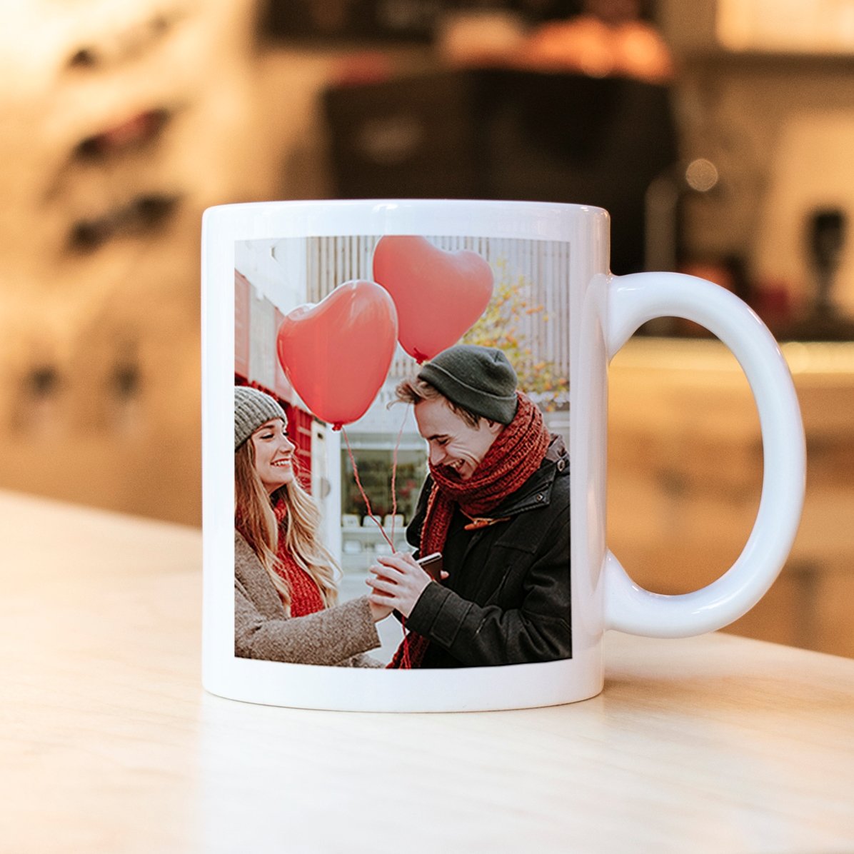 Gepersonaliseerde mok met 2 foto