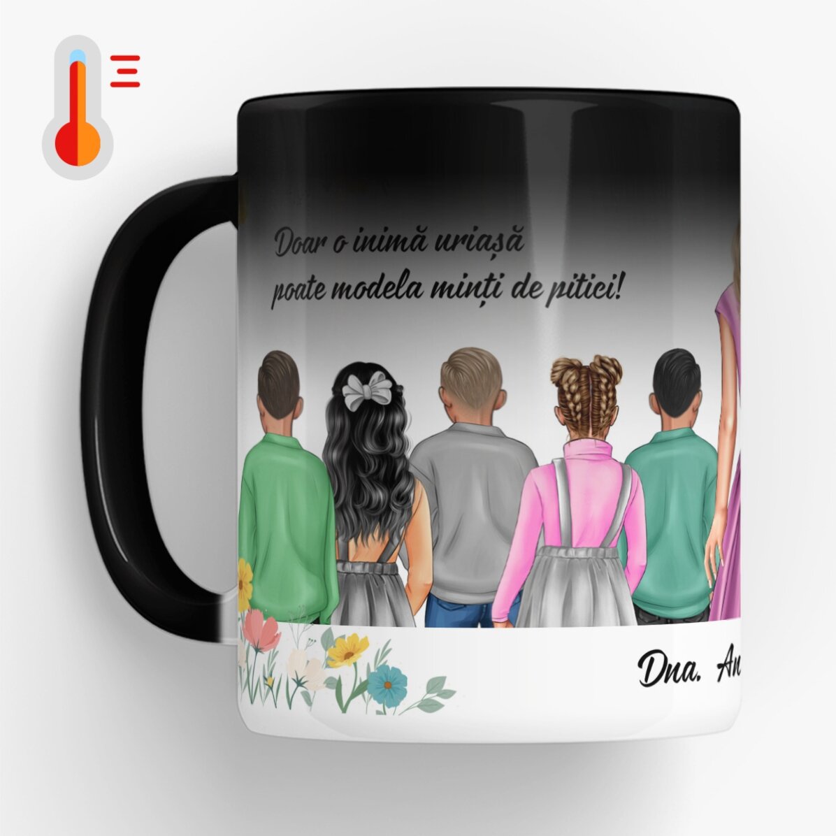 Gepersonaliseerde mok met boodschap - Juf