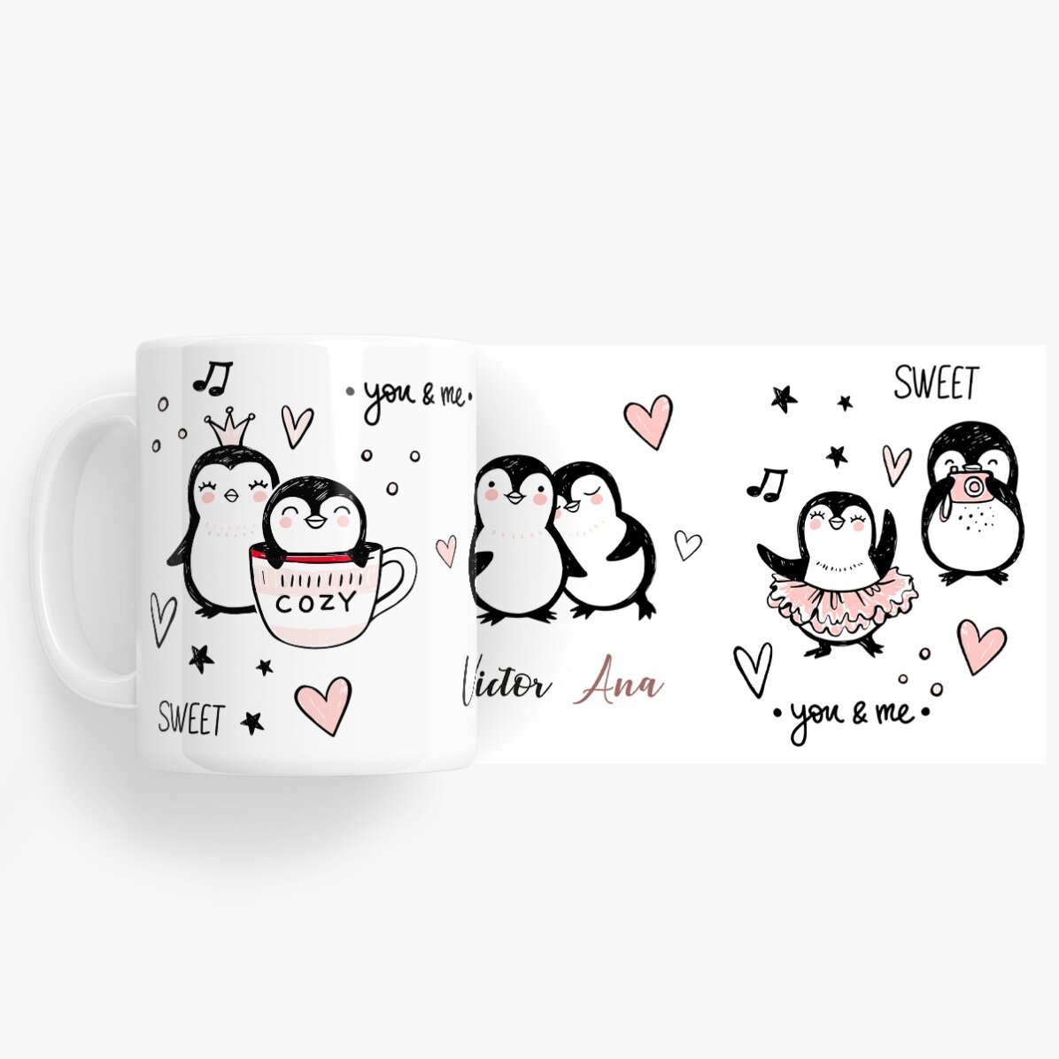 Mok met naam erop - You & Me