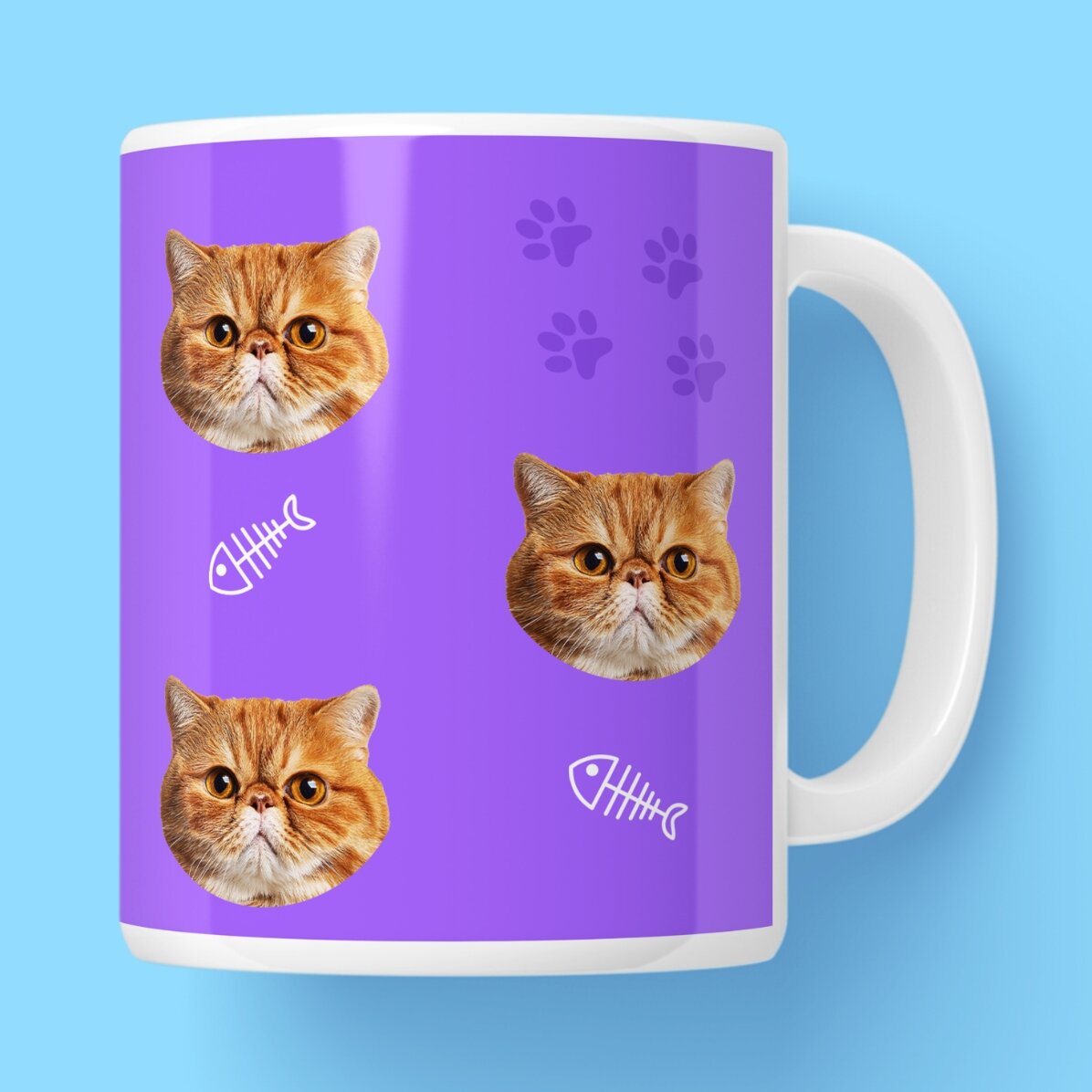 Personalised mug with a photo - Cat