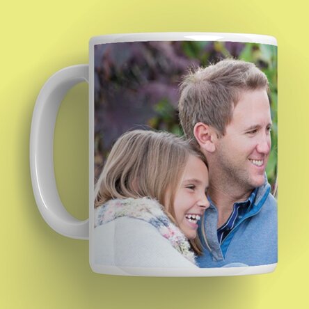 Personalised mug with a landscape photo