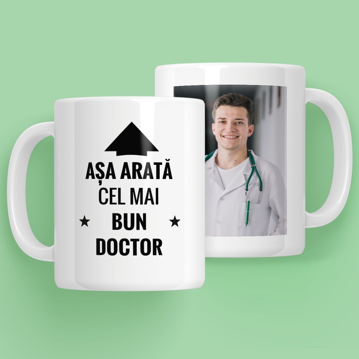 Personalised mug with photo and text - This is what it looks like
