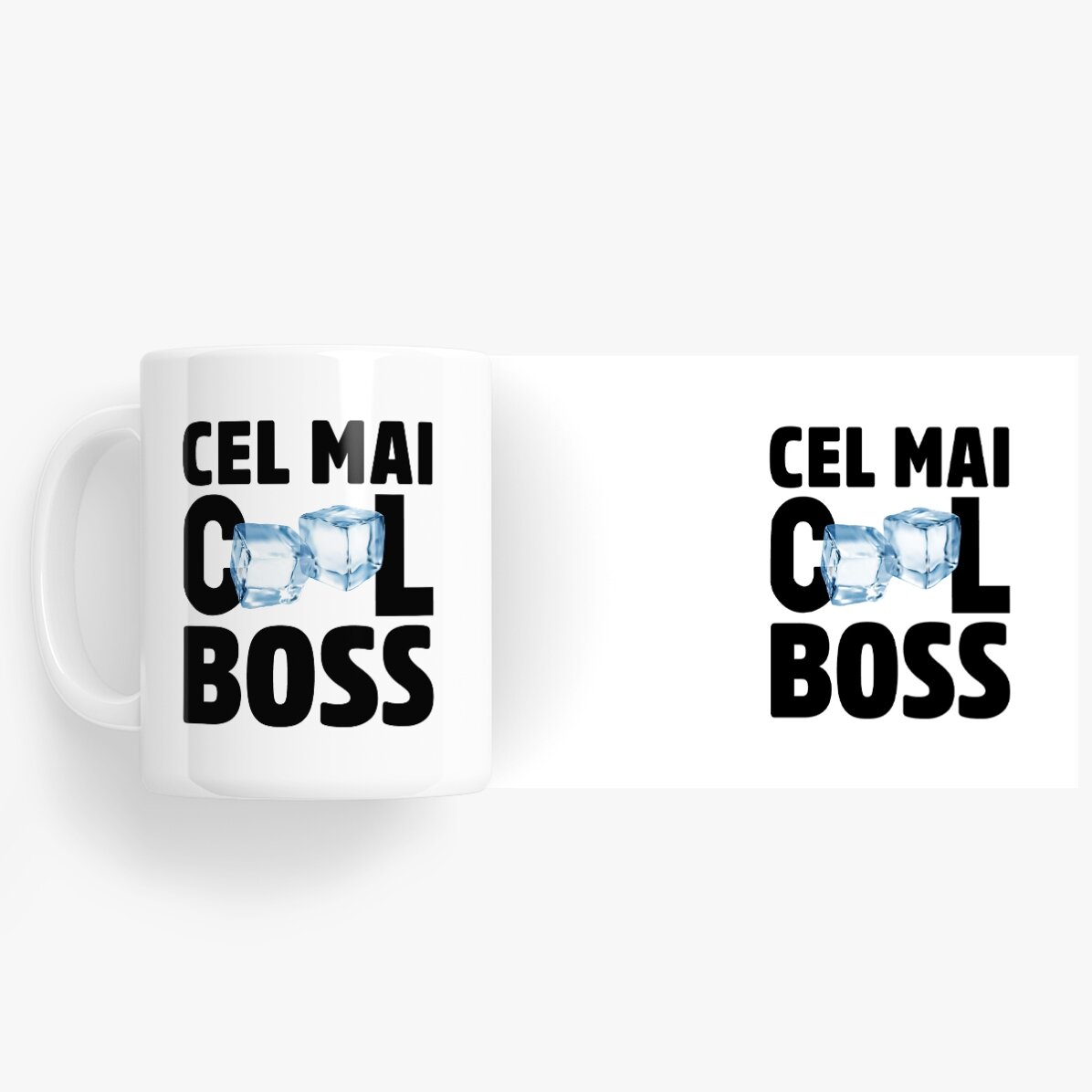 Gepersonaliseerde mok met tekst - De coolste baas