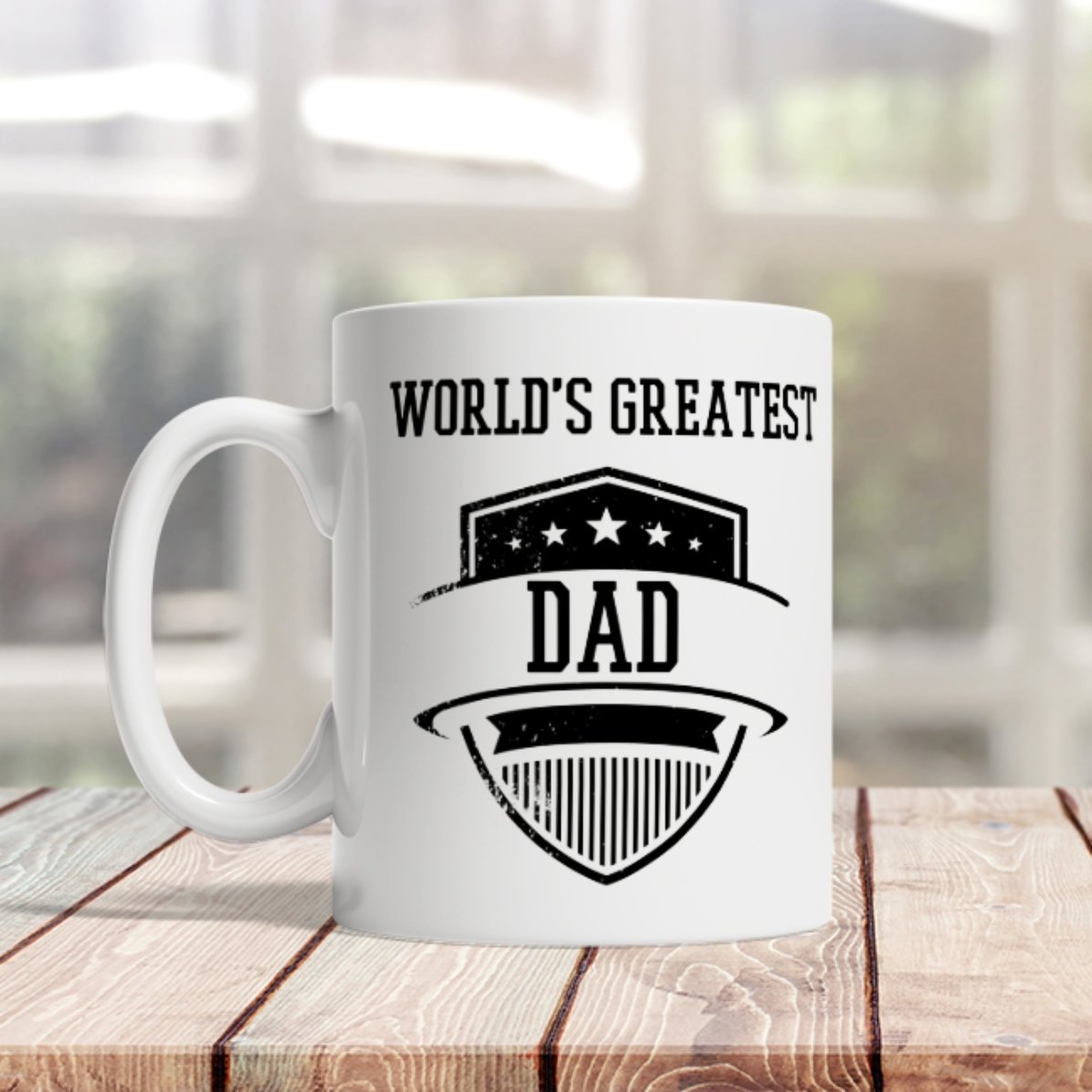 Gepersonaliseerde mok met tekst - Greatest Dad