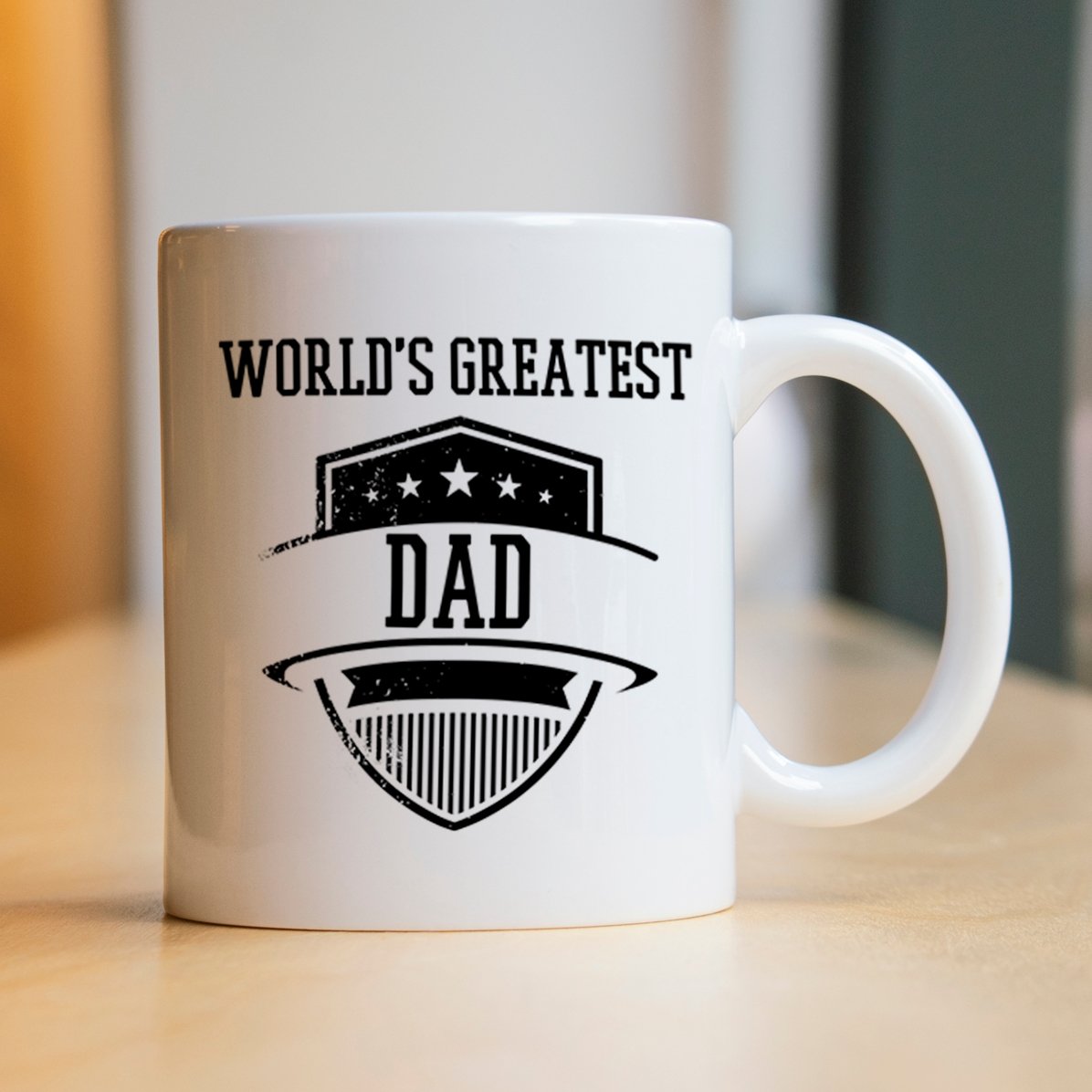Gepersonaliseerde mok met tekst - Greatest Dad