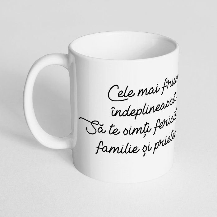 Gepersonaliseerde mok met tekst