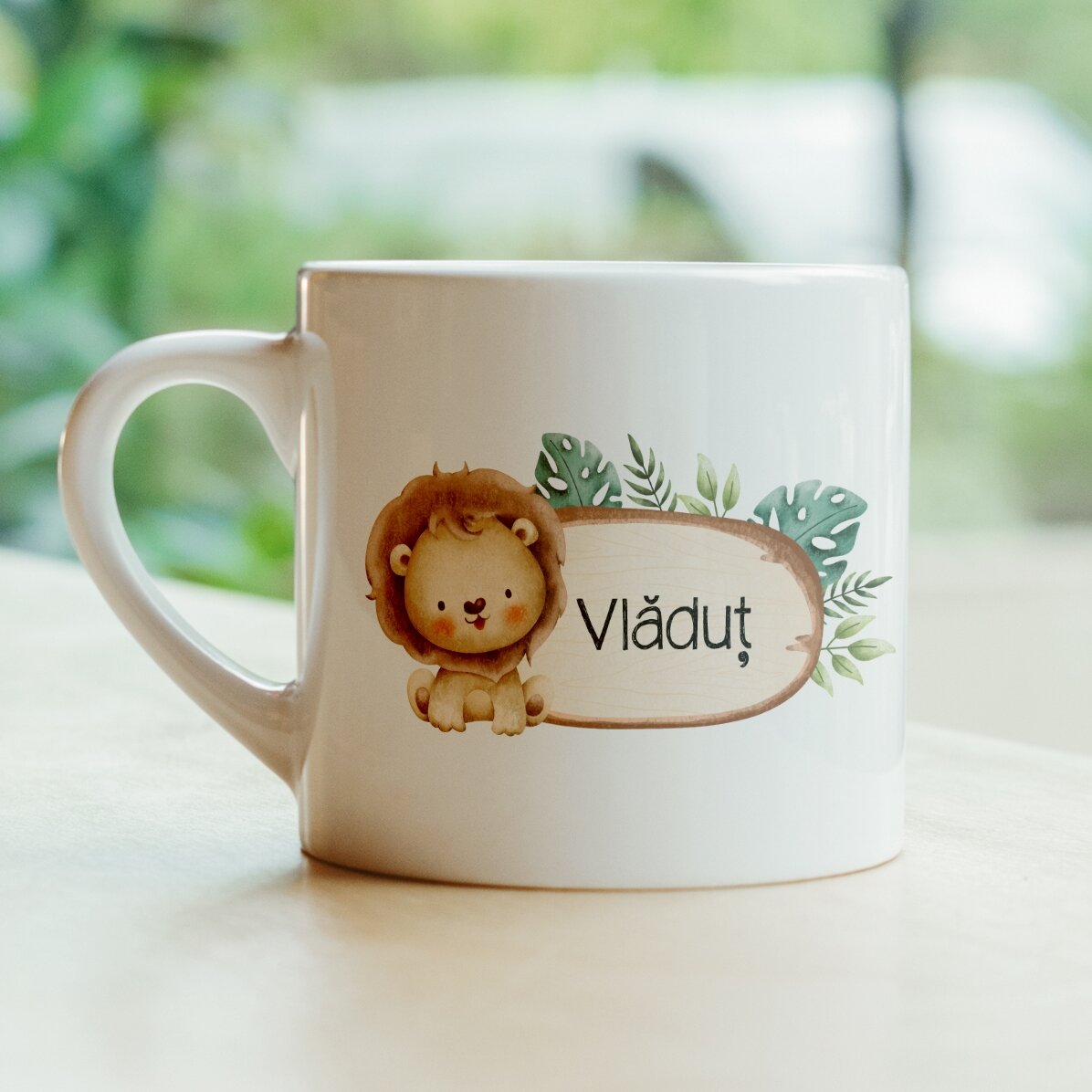 Gepersonaliseerde drinkbeker voor kinderen met naam - Beestjes