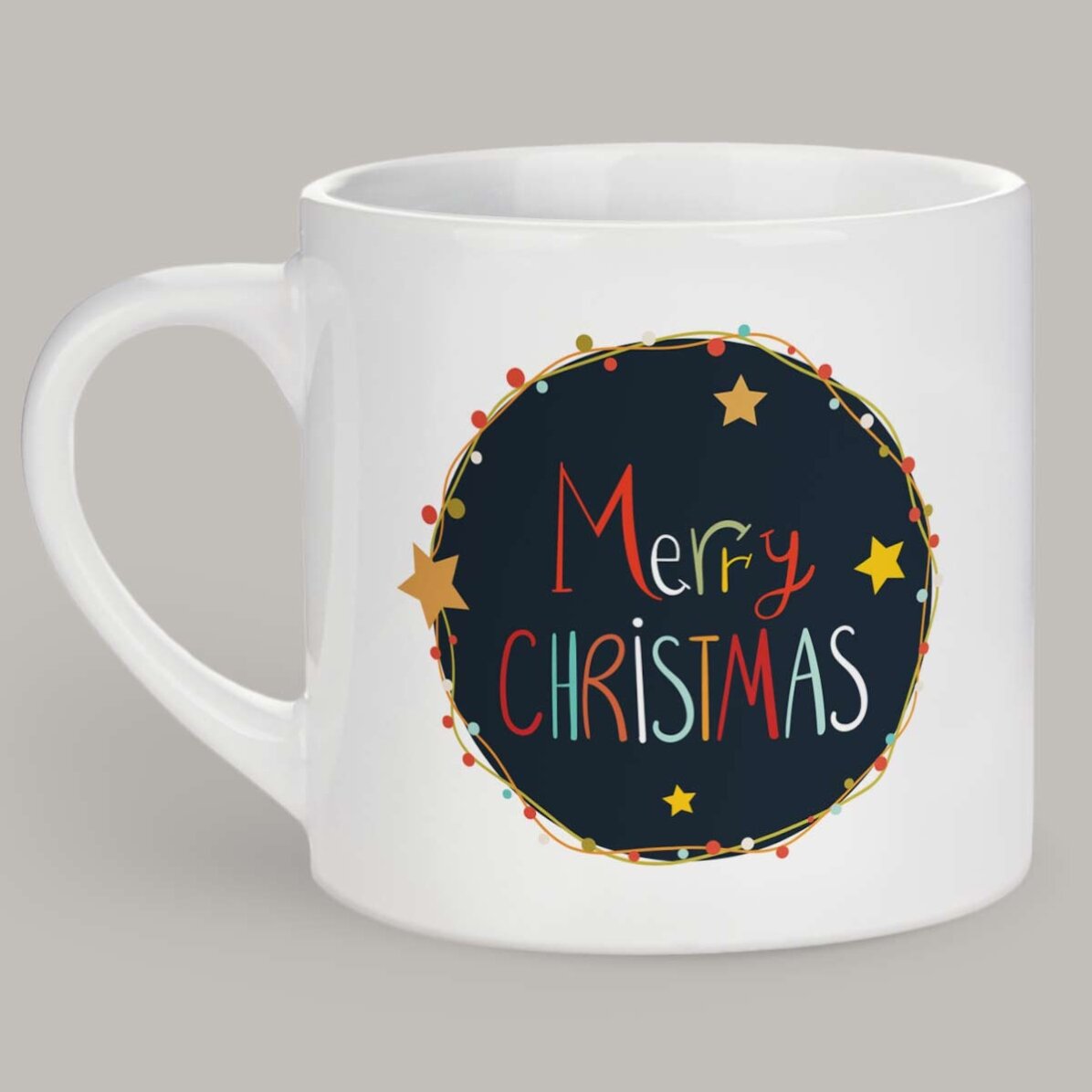 Gepersonaliseerde kinderbeker met een foto - Merry Christmas