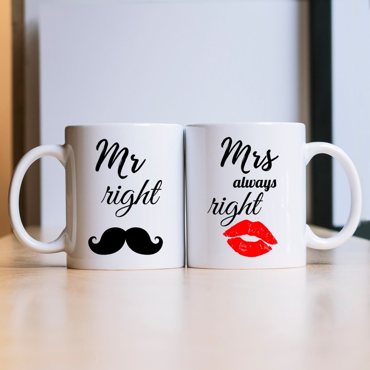 Mokken voor koppels - Mr Right en Mrs Always Right