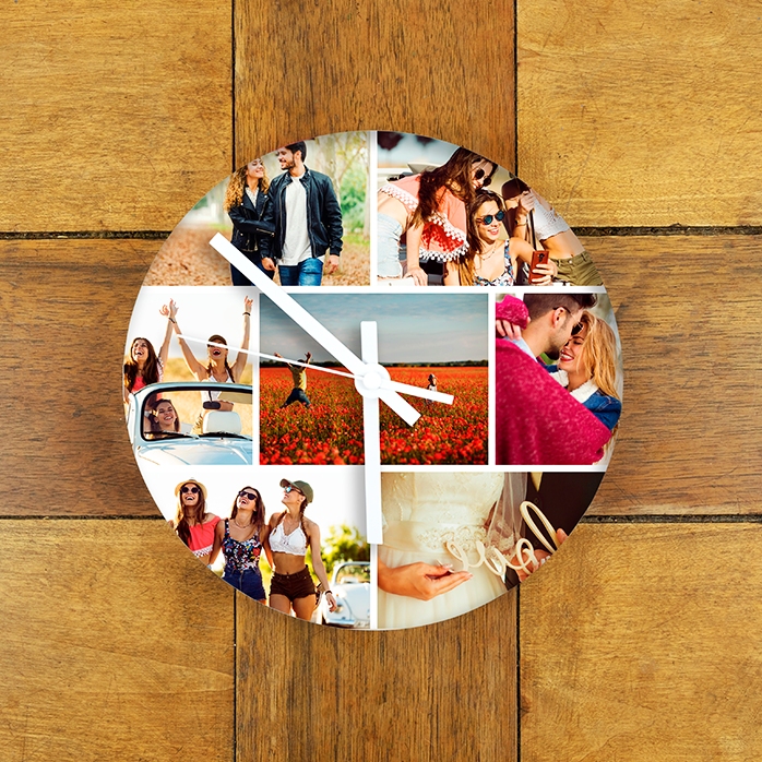 Gepersonaliseerd horloge met 7 foto’s
