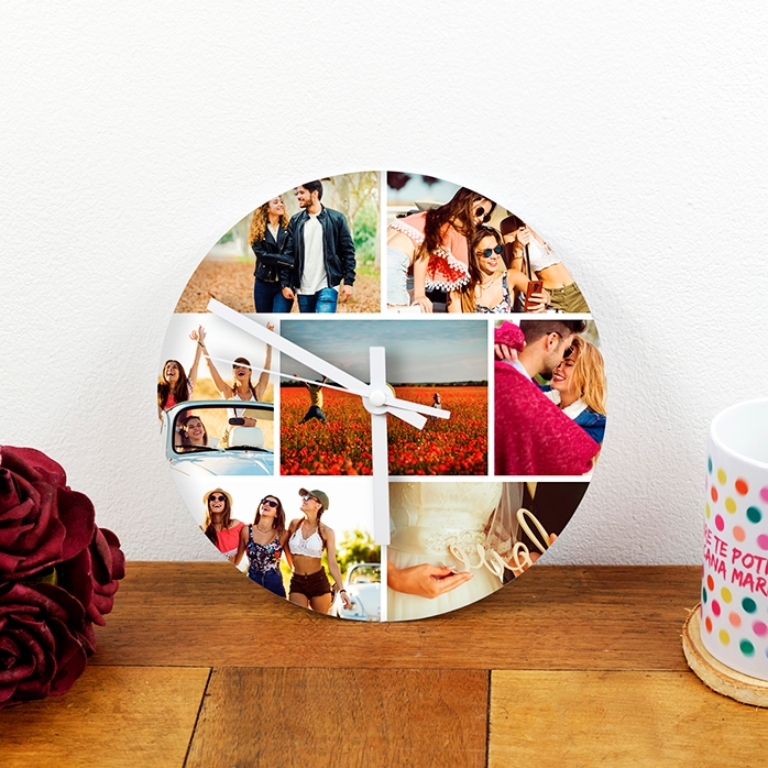 Gepersonaliseerd horloge met 7 foto’s