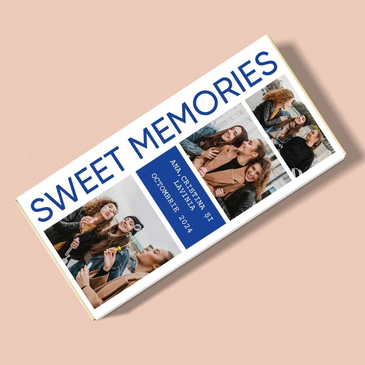 Chocolade met 5 foto’s en een persoonlijke boodschap - Sweet Memories
