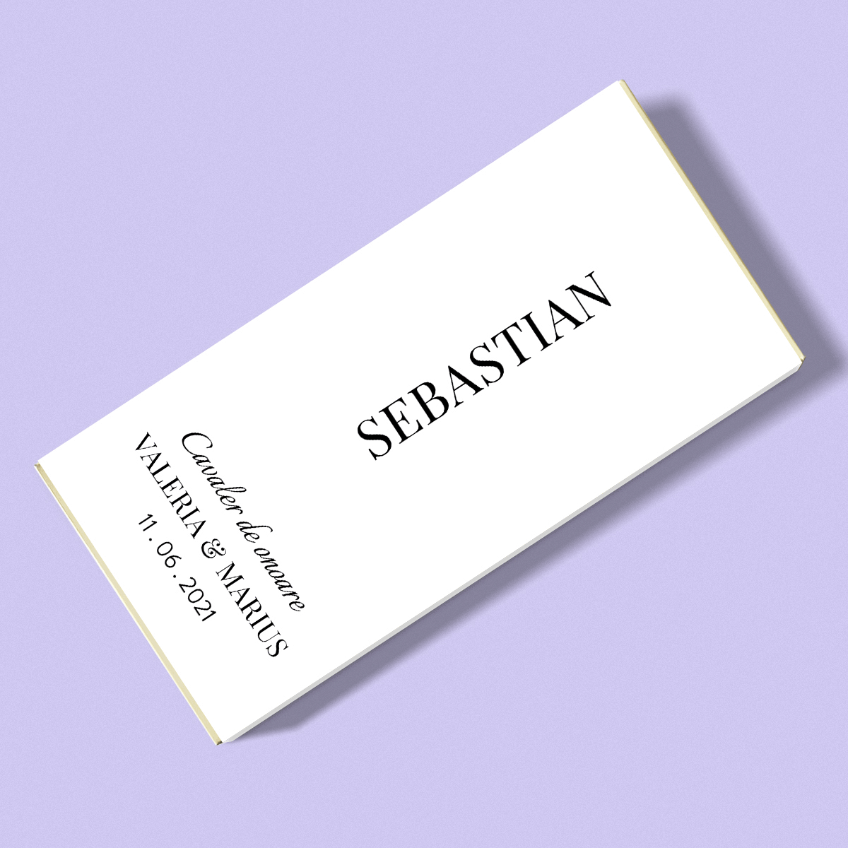 Personalised chocolate with text - Groomsmen