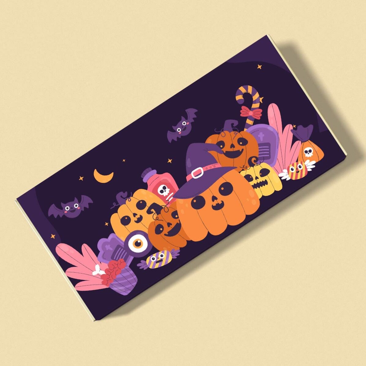 Chocolade met gepersonaliseerde tekst - Pumpkin